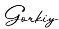 单词Gorkiy书写