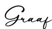 单词Graaf书写