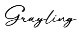 单词Grayling书写