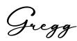 单词Gregg书写