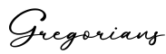 单词Gregorians书写