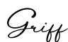 单词Griff书写