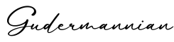 单词Gudermannian书写