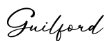 单词Guilford书写
