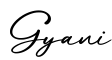 单词Gyani书写