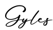 单词Gyles书写