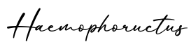 单词Haemophoructus书写