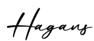 单词Hagans书写