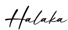 单词Halaka书写