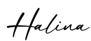 单词Halina书写