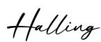 单词Halling书写