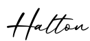 单词Halton书写