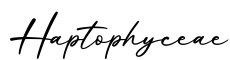 单词Haptophyceae书写