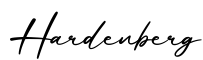 单词Hardenberg书写