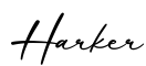 单词Harker书写