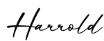 单词Harrold书写