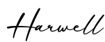 单词Harwell书写