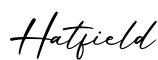 单词Hatfield书写