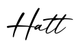 单词Hatt书写