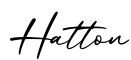 单词Hatton书写