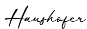 单词Haushofer书写