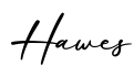 单词Hawes书写