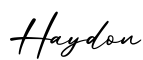 单词Haydon书写