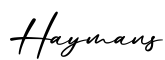 单词Haymans书写