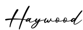 单词Haywood书写