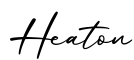 单词Heaton书写