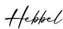 单词Hebbel书写