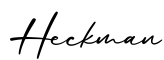 单词Heckman书写