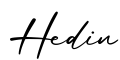 单词Hedin书写