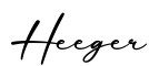 单词Heeger书写