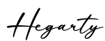 单词Hegarty书写