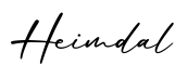 单词Heimdal书写