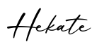 单词Hekate书写