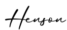 单词Henson书写