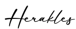 单词Herakles书写