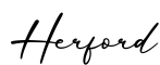 单词Herford书写