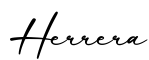 单词Herrera书写