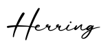 单词Herring书写