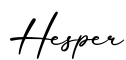 单词Hesper书写