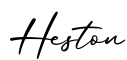 单词Heston书写