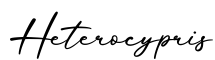 单词Heterocypris书写