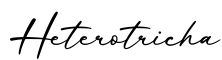 单词Heterotricha书写
