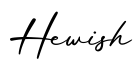 单词Hewish书写