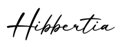 单词Hibbertia书写