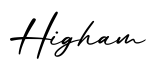 单词Higham书写