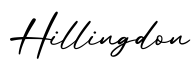 单词Hillingdon书写